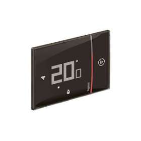 Thermostat Smarther with Netatmo connecté à encastrer - noir|Legrand-LEG049039
