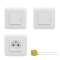 Pack extension Mosaic with Netatmo 1 inter+ 1 prise + 1 cde sans fil - blanc