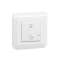 Commande sans fil Départ/Arrivée connectée Mosaic with Netatmo - blanc