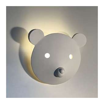 APPLIQUE 3296 TEDDY BEAR platre naturel|Evidence Sedap-SDP3296AA02