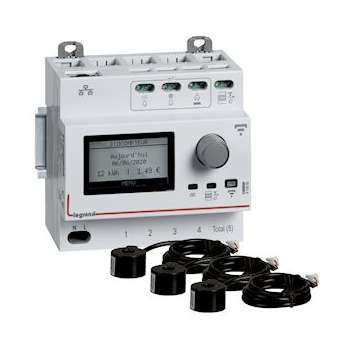 Pack Ecocompteur connecté avec 3 transformateurs de courant fermés 80A|Legrand-LEG412033