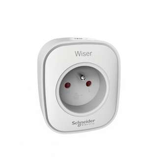 Wiser - prise connectée / répéteur zigbee 13A|Schneider Electric-SCHCCTFR6500