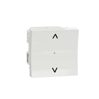 Wiser Unica - interrupteur volet-roulant - 4A - zigbee - blanc - méca seul|Schneider Electric-SCHNU350818W