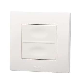 Télécommande murale 2 touches Power|Yokis-YOSTLM2T45P