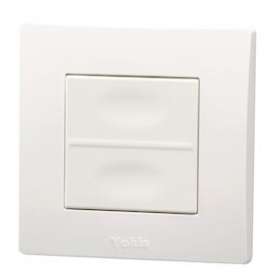 Télécommande murale 2 touches Power|Yokis-YOSTLM2T45P