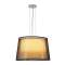 BISHADE, suspension intérieure, noir/transparent, E27, 3x 23W max|SLV-DC5155650