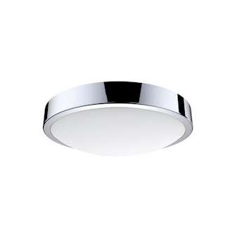 C4 - Plaf. / Applique Mur IP44 LED intég. 10W 4000K 700lm, chome|Aric-ARI50436