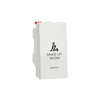 Unica - commande pour chambre hôtel - symbole MUR - 1 mod - Blanc - méca seul|Schneider Electric-SCHNU310118SMUR