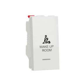 Unica - commande pour chambre hôtel - symbole MUR - 1 mod - Blanc - méca seul|Schneider Electric-SCHNU310118SMUR