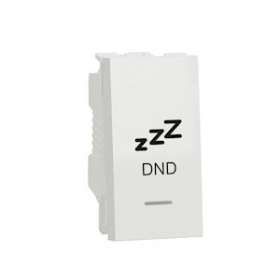 Unica - commande pour chambre hôtel - symbole DND - 1 mod - Blanc - méca seul|Schneider Electric-SCHNU310318SDND