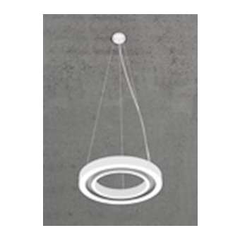 SUSPENSION ANNEAU-80 BLANC MAT LED IRC80 3000DEGK|Atelier Sedap-SDP3180BB26