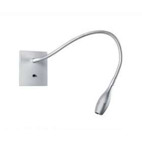 LIZA 2 ET3 - Liseuse avec inter 2,3W 3000K 110lm 40DEG 30000h, encastrée, grise|Aric-ARI50251