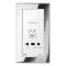Merten M-Plan - enjoliveur pour prise rasoir - blanc polaire brillant