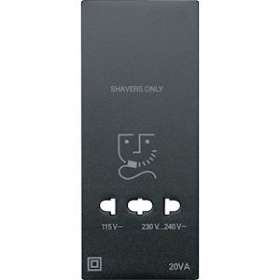 Enjoliveur M-Plan pour prise de rasoir, anthracite|Schneider Electric-SCHMTN213514