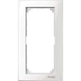 Merten M-Plan - plaque de finition - pour prise rasoir - blanc polaire brillant|Schneider Electric-SCHMTN515819