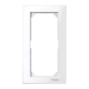 Merten M-Plan - plaque de finition - pour prise rasoir - antimicrobien brillant|Schneider Electric-SCHMTN515825