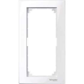 Merten M-Plan - plaque de finition - pour prise rasoir - antimicrobien brillant|Schneider Electric-SCHMTN515825