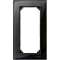 Merten M-Plan - plaque de finition - pour prise rasoir - verre noir