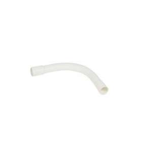 Cintre grand rayon 90DEG IP44 D16mm et rayon 55mm - blanc RAL9010 antimicrobien|Legrand-LEG06141