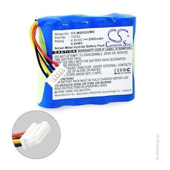 Pack(s) Batterie médicale rechargeable MASIMO RADICAL 7 (Ni-Mh) 4.8V 2000mAh|Enix energies-NXGMGH9023