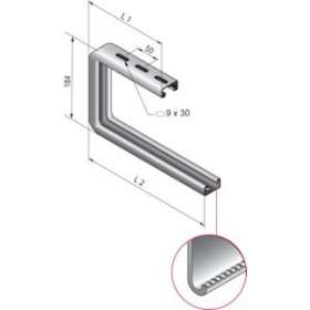 Suspension STRUT C 41x21, 400, SZ|Niedax France-NDX677754
