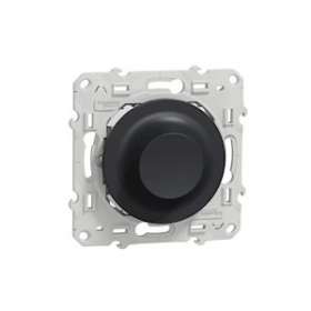 Wiser Odace - variateur rotatif LED - 2 fils - zigbee - anthracite|Schneider Electric-SCHS540513W