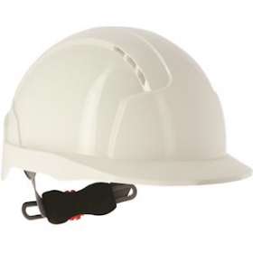 Casque électricien confort Evolite blanc avec molette|Bizline-BIZ731682
