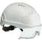 Casque electricien confort vista blanc avec surlunettes