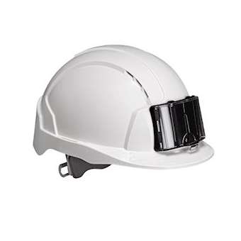 Casque électricien confort Evolite avec porte-badge|Bizline-BIZ731685