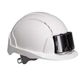 Casque électricien confort Evolite avec porte-badge|Bizline-BIZ731685