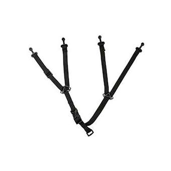 Jugulaire Evolite 4 points en nylon|Bizline-BIZ731643