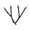 Jugulaire Evolite 4 points en nylon