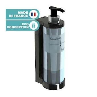 Soap dispenser ISISS black 300mL|JVD-JVD8441767