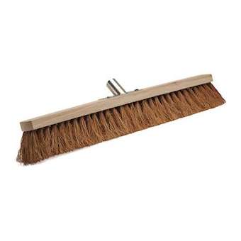 Brosse coco 60 cm douille en métal|Bizline-BIZ730921