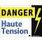 plaque alu 'haute tension'