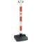 balise de signalisation rouge & blanc