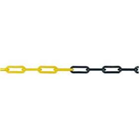 chaine plastique jaune et noir 5 m|Catu-CATAL-32-05