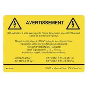 etiquette autocollante extincteur|Catu-CATAT-302-6