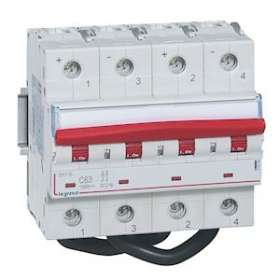 Interrupteur-sectionneur à manette 1000 V - 63A - 6 modules|Legrand-LEG414246