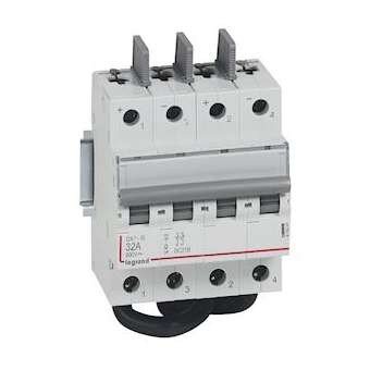 Interrupteur-sectionneur 800 V - pour photovoltaïque - 32A - 4 modules|Legrand-LEG414224