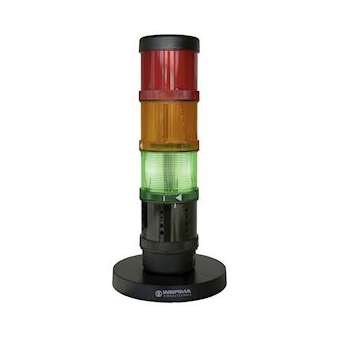 Colonne lumineuse de signalisation CO2 - 1000ppm - 230VAC - Vert/Orange/Rouge|-WRM64900010