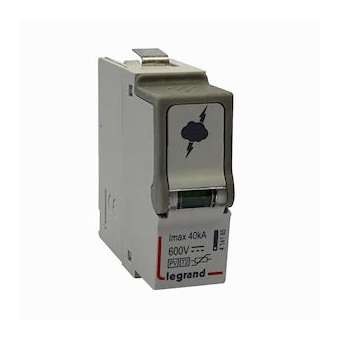 Cassette de rechange débrochable pour parafoudre référence 414155|Legrand-LEG414185