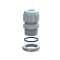 Presse-étoupe plastique IP68 ISO25 RAL7001