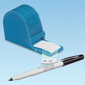 Dévidoir de poche + étiq. autoprotégée blanche,25,4x57,2mm,100/rouleau,Cdt.1|Panduit Composants Industriels-PNUS100X225VARY