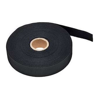 Rouleau de fixation auto-aggripant PA 6.6 10 m x 20 mm noir (x 1)|Bizline-BIZ300111