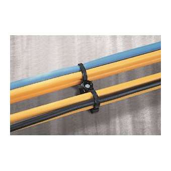 Lanière de fixation 150 x 4.6 mm pour goujon D 5 mm en PA66HS noir - T50SDSBS5|HellermannTyton-HNE15056193