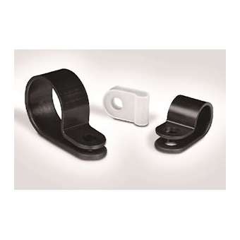 Bride plastique à visser pour câble de diamètre 11 mm en PA66 naturel - H6P|HellermannTyton-HNE21160069