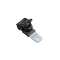 Bride métalloplastique à visser, déport court, 180DEG, D trou 6.5mm - RCA180SM6