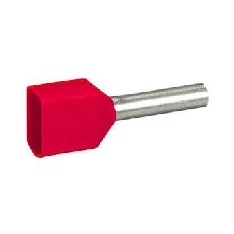 Embout de câblage Starfix - pour conducteurs section - 2x1mm² - rouge|Legrand-LEG037688