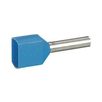 Embout de câblage Starfix - pour conducteurs section - 2x0,75mm² - bleu|Legrand-LEG037687
